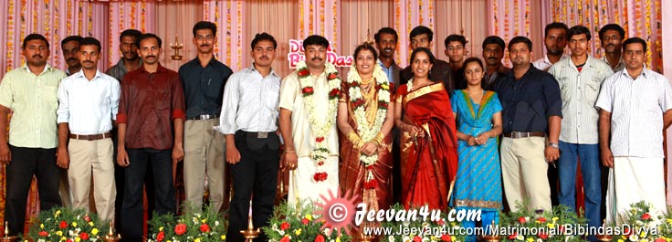 Bipin Divya with Kanjirappally Friends